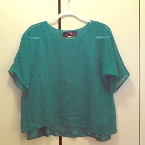 Turquoise Francesca’s Blouse